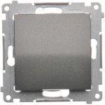 Simon DW6.01/X/48 řazení 6 přístroj s krytem 10AX 250V bezšroubové antracit metalizovaná – Hledejceny.cz
