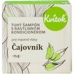 Kvítok tuhý šampon na mastné vlasy čajovník 25 g – Zboží Dáma