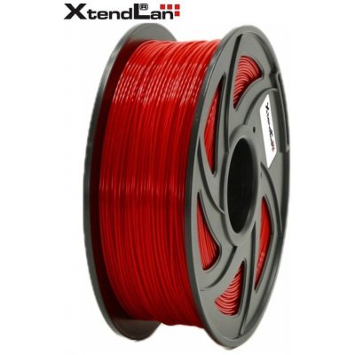 XtendLan filament PETG 1,75mm červený 1kg – Zboží Živě