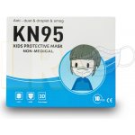 KIDS dětský respirátor KN95 bílý s pandami Modré s pandami 10 ks – Zbozi.Blesk.cz