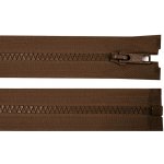 Kostěný zip dělitelný, délka 80 cm - čokoládový – Hledejceny.cz