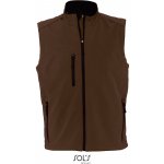 SOLS softshellová vesta RALLYE MEN 46601394 Dark chocolate – Hledejceny.cz