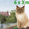 Ochranná síť a mříž pro kočky Trixie Bezpečnostní síť zelená 6 x 3 m