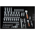 NEO Tools 08-664 1/4'' 1/2'' sada hlavic 86 dílná – Zboží Dáma