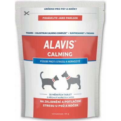 Alavis Calming pro psy a kočky 45 g 30 tbl – Zbozi.Blesk.cz