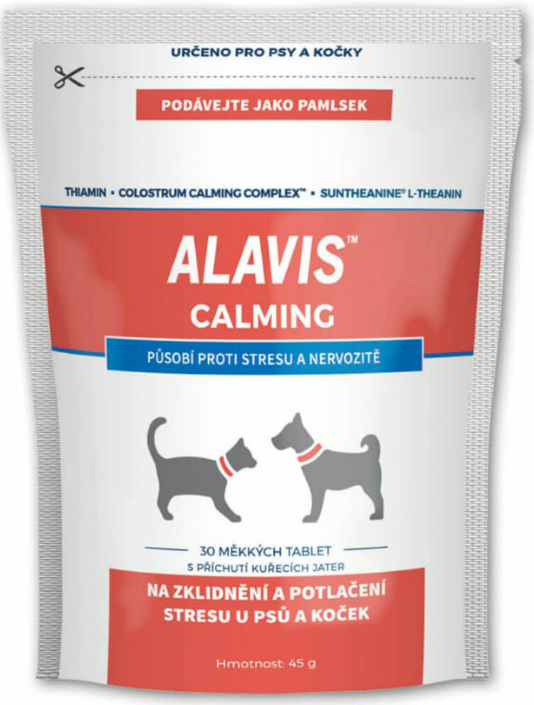 Alavis Calming pro psy a kočky 45 g 30 tbl