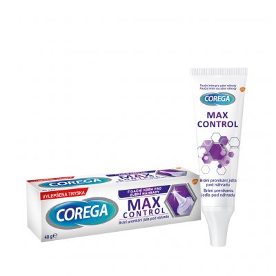 Corega Max Control fixační krém 40 g – Zbozi.Blesk.cz