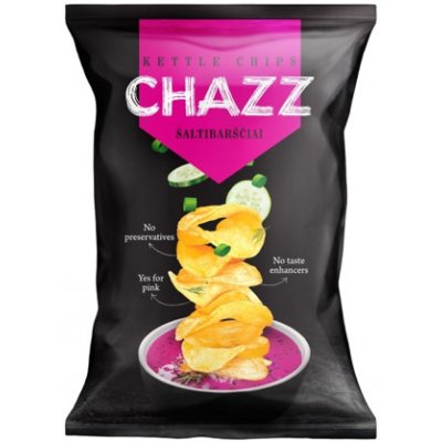 Chazz chipsy s příchutí růžové polévky z červené řepy 90 g – Zboží Mobilmania