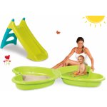Smoby 310143-4 set zelené pískoviště Motýl a skluzavka Medvídek Pú Toboggan XS – Hledejceny.cz