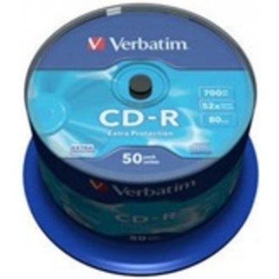 VERBATIM CD-R80 700MB/ 52x/ Extra Protection/ 50pack/ spindle, 43351