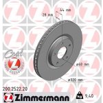 Brzdový kotouč ZIMMERMANN 200.2522.20
