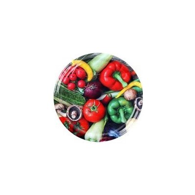 TORO Víčko na zavařovací sklenice 10ks, 82mm, motiv zelenina – Zboží Mobilmania