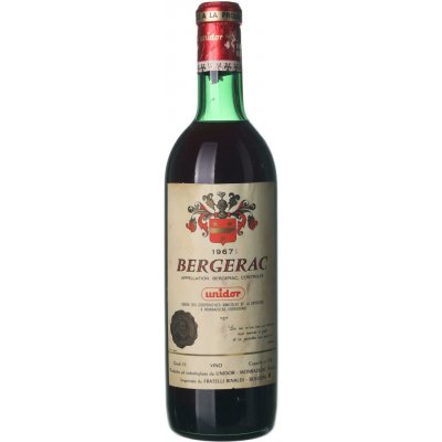 Unidor Bergerac suché červené 1967 0,75 l (holá láhev) – Hledejceny.cz