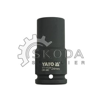 YATO Nástavec 3/4" rázový šestihranný hluboký 24 mm CrMo YATO YT-1124 YT-1124 – Zboží Mobilmania