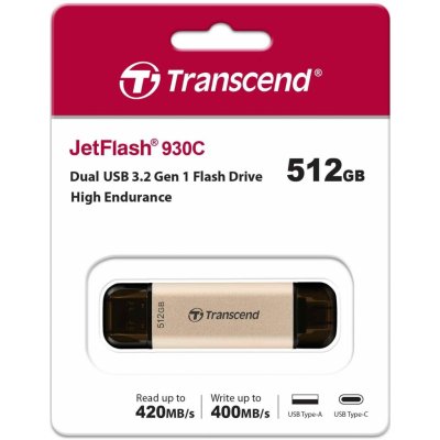 TRANSCEND JetFlash 930 512GB TS512GJF930C – Zboží Živě