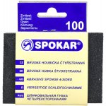 Spokar brusná houbička, 4stranná, rozměry 100 x 70 x 27 mm, zrnitost 100 – Hledejceny.cz