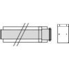 Kouřovod Vaillant prodlužovací kus odkouření 0,5m 60/100mm 303902