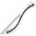 Zlatnictví Zlatíčko stříbrná brož s českými granáty 970.00003 – Zboží Dáma