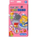 Amos Barvy na sklo sada 6 barev x 10,5 ml + 6 sklíček Princezny – Sleviste.cz