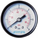 Pumpa RF50 G1/4" 0-6bar manometr zadní připojení – Hledejceny.cz