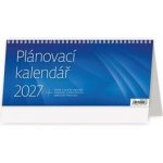 Stolní Plánovací modrý týdenní sloupcový 2027 – Zboží Mobilmania