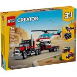 LEGO® Creator 31146 Náklaďák s plošinou a vrtulníkem – Zboží Mobilmania