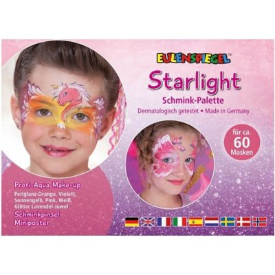 Eulenspiegel Starlight Make-up paleta s instrukcemi – Zboží Mobilmania