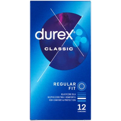 Durex Classic Regular Fit kondomy 12 ks – Zboží Mobilmania