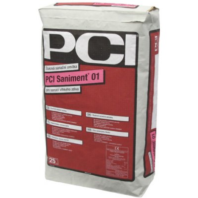 Sanační štuk PCI Saniment® 01 / 25 kg – HobbyKompas.cz