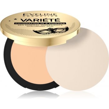 Eveline Cosmetics Variété minerální kompaktní pudr s aplikátorem 02 Natural 8 g