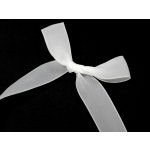 Matná hedvábná stuha 25mm 941212 bílá – Hledejceny.cz