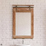 Bighome IRON z masivního mangového bílé 60 x 100 cm – Hledejceny.cz