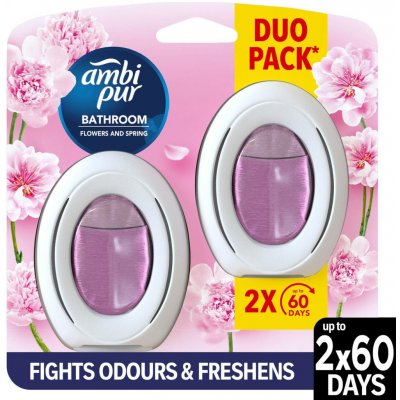 Ambi Pur osvěžovač do koupelny Flowers&Spring 2 x 7,5 ml – Sleviste.cz