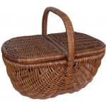 Picnicworld Piknikový košík ratanový 48x36 cm – Zboží Mobilmania