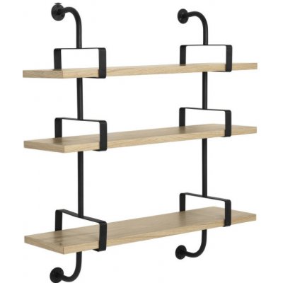 Gubi Police Démon Shelf 2, 95cm, 3 shelves, oak – Hledejceny.cz