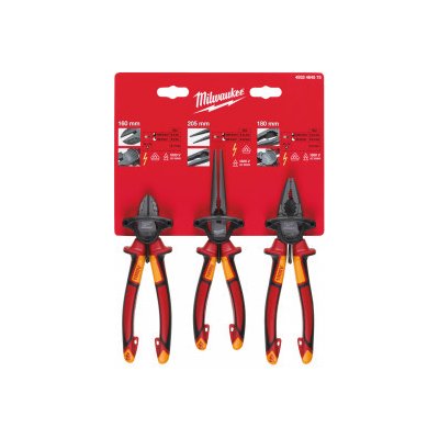 VDE Sada kleští Milwaukee 4932464575 – Zbozi.Blesk.cz