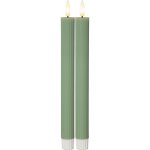 Star trading LED dekorační svíčka FLAMME STRIPE SET 2ks V.25cm zelená – Hledejceny.cz
