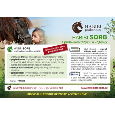 Habibi Sorb vyvazovač mykotoxinů 1 kg – Zboží Dáma