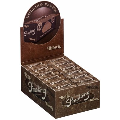 Smoking rollovací papírky brown rolls 4 m 24 ks – Zbozi.Blesk.cz