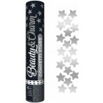 Godan 30 cm vystřelovací konfety hvězdy stříbrné – Hledejceny.cz