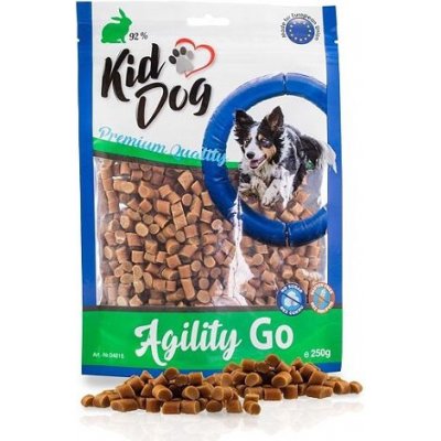 Kiddog AGILITY GO mini kousky s králíkem 250 g – Zboží Mobilmania