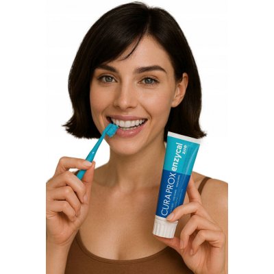 Curaprox Enzycal Zero bez SLS fluoru a mátových olejů 75 ml – Hledejceny.cz