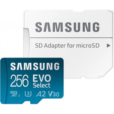 Samsung microSDXC 256GB EVO Select MB-ME256SA/EU – Zboží Živě
