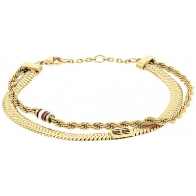 Tommy Hilfiger Dvojitý pozlacený náramek Layered 2780982 – Zboží Dáma