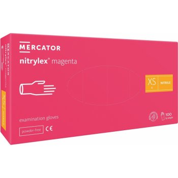 Mercator Nitrylex magenta 100 ks