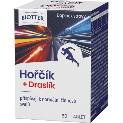 Biotter Hořčík + Draslík 60 tablet – Zboží Mobilmania