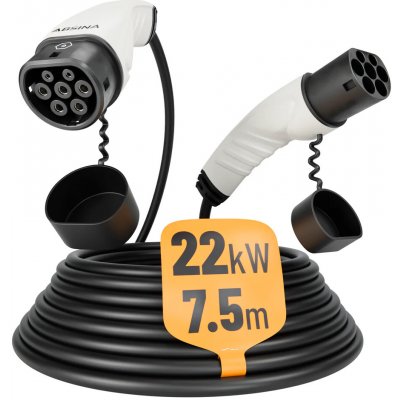 Absina EV nabíjecí kabel Type 2 22kW 7,5m | Zboží Auto