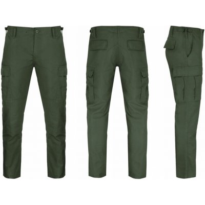 Kalhoty Teesar US BDU slim fit polní zelené