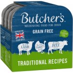 Butcher's Dog Original hovězí krůtí a jehněčí 4 x 150 g – Sleviste.cz