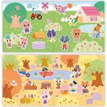 Prelepovateľné samolepky Zvieratká od 2 rokov Janod – Zboží Mobilmania